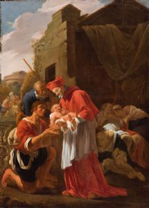 San Carlo Borromeo visita a los apestados